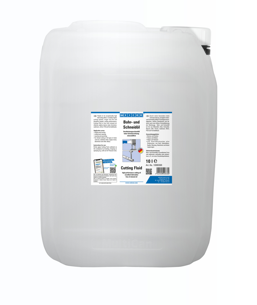 WEICON Vŕtací a rezný olej | Vysoko výkonný rezný olej