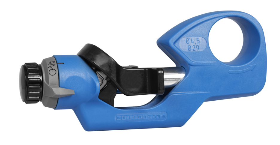 Káblový Nôž No. 4-29 Spiral | kruhové, pozdĺžne a špirálové rezanie od 4,5 – 29 mm I hĺbka čepele pohodlne nastaviteľná od 0 – 3 mm s uzamykateľným ovládacím gombíkom