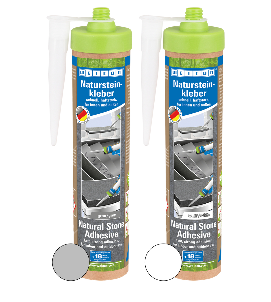 WEICON Lepidlo na prírodný kameň | na inštaláciu prírodného kameňa, kameňa a keramiky