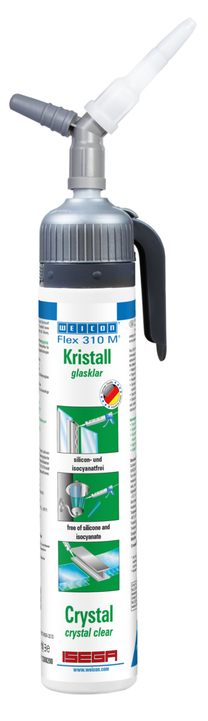 Flex 310 M® Crystal | elastické lepidlo na báze MS polyméru v tlakovom balení pre prácu bez únavy Flex 310 M® Crystal | elastické lepidlo na báze MS polyméru v tlakovom balení pre prácu bez únavy