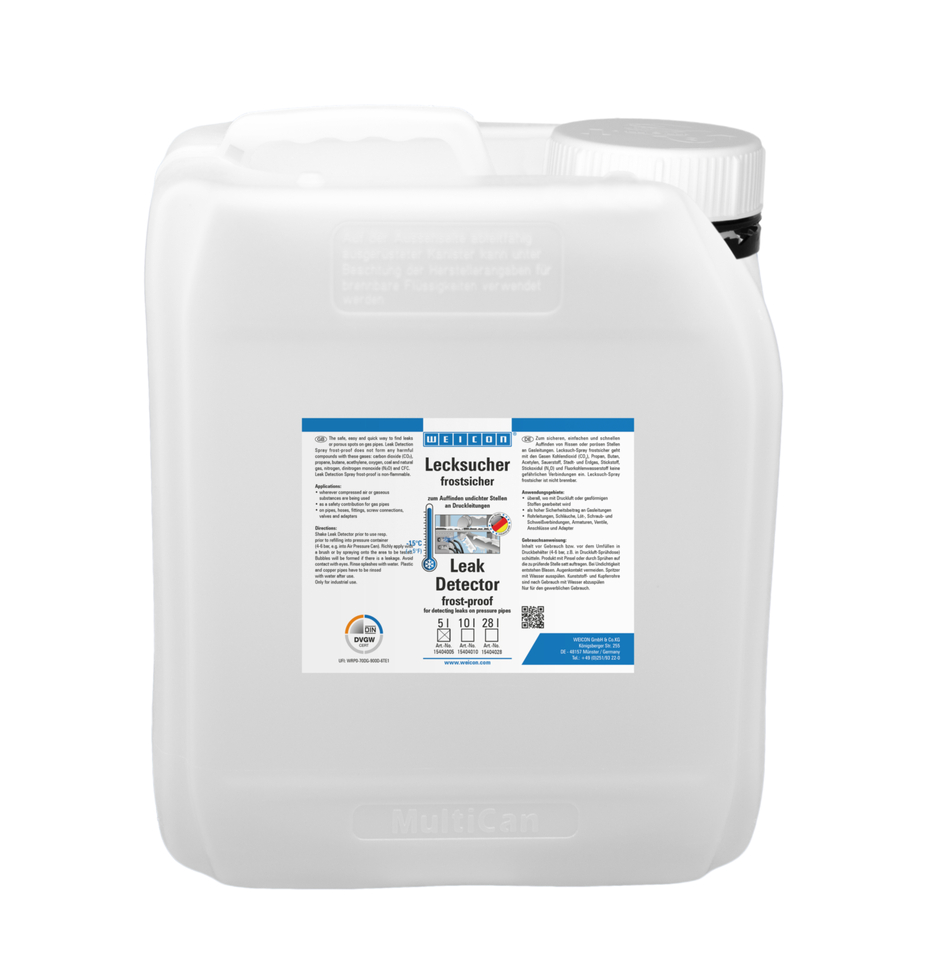 Vyhľadávač netesnostímrazuvzdorný | na vyhľadávanie trhlín v tlakovom potrubí do -15 °C Vyhľadávač netesnostímrazuvzdorný | na vyhľadávanie trhlín v tlakovom potrubí do -15 °C