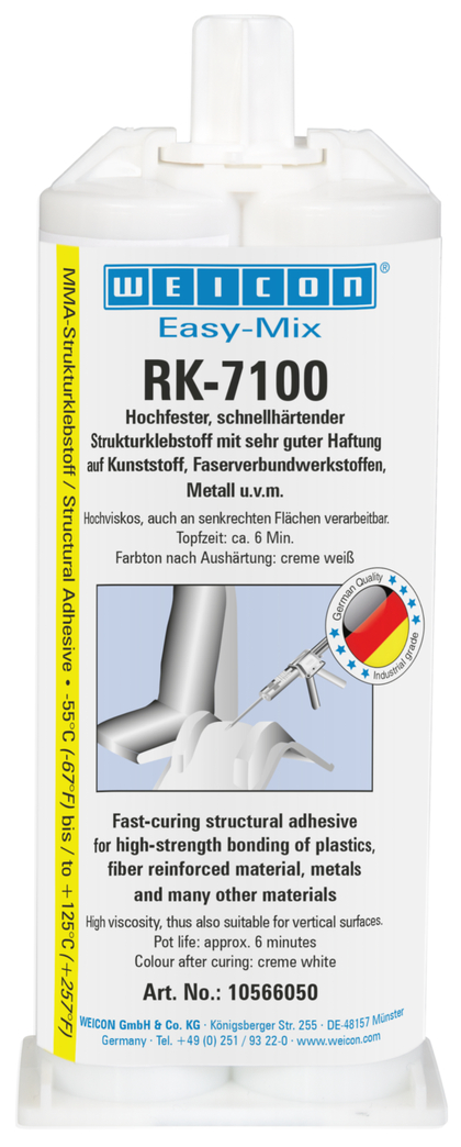 Easy-Mix RK-7100 | akrylátové konštrukčné lepidlo, rýchlo tuhnúce Easy-Mix RK-7100 | akrylátové konštrukčné lepidlo, rýchlo tuhnúce