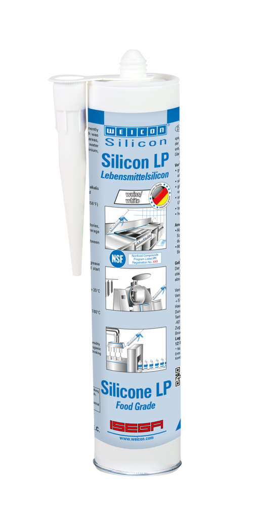 Silikón LP | dauerelastischer Dichtstoff für den Trinkwasser- und Lebensmittelbereich
