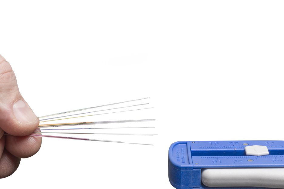 LWL Optic Stripper S | zum Abisolieren von Glasfaserkabel Ø 0,125 mm