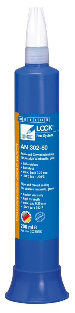 WEICONLOCK® AN 302-80 tesnenie na rúrkové závity a plošné spoje  | pre pasívne materiály, vysoká pevnosť