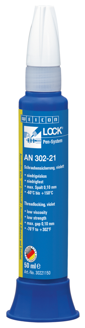 WEICONLOCK® AN 302-21 zaistenie skrutiek | nízka pevnosť, nízka viskozita