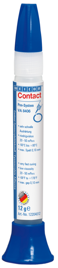 VA 8406 kyanakrylátové lepidlo | sekundové lepidlo pre rýchlu fixáciu a lepenie