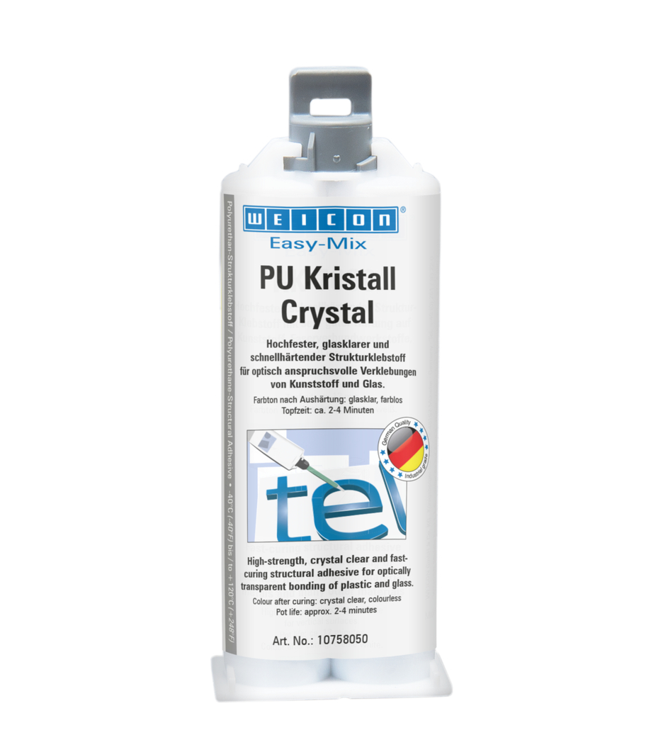 Easy-Mix PU Crystal | Polyuretánové lepidlo, krištáľovo číre