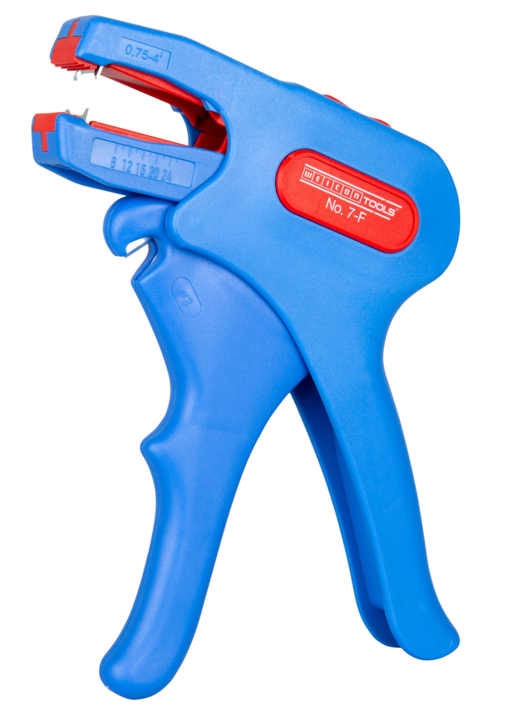 Odizolovacie kliešte No. 7-F | na odblankovanie a odizolovanie bežných plochých káblov | pracovný rozsah 0,75 - 4,0 mm² Odizolovacie kliešte No. 7-F | na odblankovanie a odizolovanie bežných plochých káblov | pracovný rozsah 0,75 - 4,0 mm²