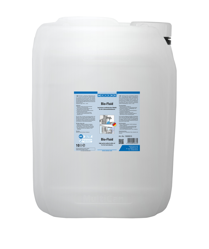 Bio-Fluid | mazací a ošetrujúci olej pre potravinársky sektor NSF H1 Bio-Fluid | mazací a ošetrujúci olej pre potravinársky sektor NSF H1