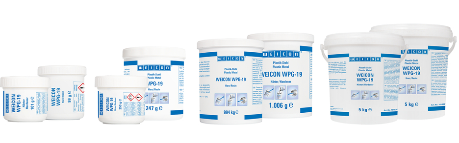 WEICON WPG-19 | Systém ochrany proti opotrebovaniu - chráni pred eróziou a odieraním spôsobeným nárazom hrubých častíc