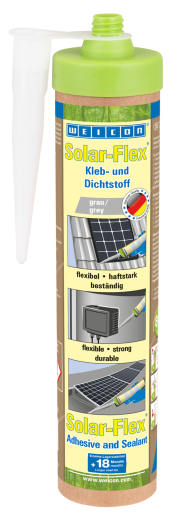 Solar-Flex® | lepidlo a tmel na báze MS-polymérov odolný proti poveternostným vplyvom pre solárne aplikácie