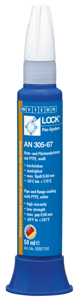 WEICONLOCK® AN 305-67 tesnenie rúrkových závitov a plošné tesnenie | s PTFE, nízka pevnosť