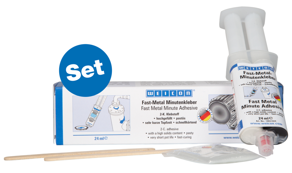 Fast-Metal minútové lepidlo | tekutý kov lepidlo z epoxidovej živice Fast-Metal minútové lepidlo | tekutý kov lepidlo z epoxidovej živice