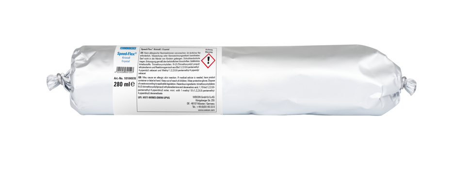 Flex 310 M® Crystal | elastické lepidlo na báze MS-polyméru v tlakovom balení pre prácu bez únavy