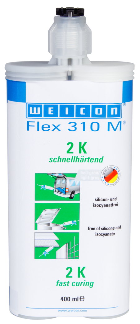 Flex 310 M® 2-K | elastické lepidlo na báze hybridného polyméru, rýchlo tvrdnúce