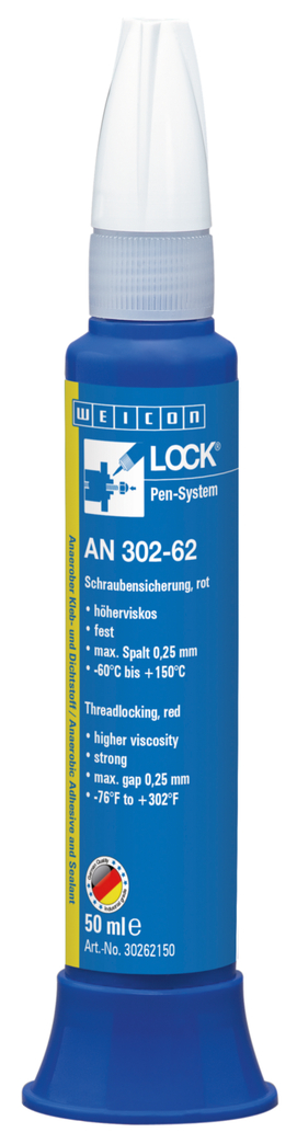 WEICONLOCK® AN 302-62 zaistenie skrutiek | pre spoľahlivé spracovanie elastických lepidiel a tmelov WEICONLOCK® AN 302-62 zaistenie skrutiek | pre spoľahlivé spracovanie elastických lepidiel a tmelov