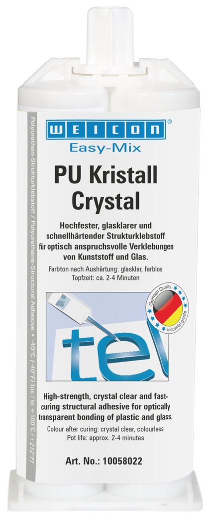 Easy-Mix PU Crystal | Polyuretánové lepidlo, krištáľovo číre Easy-Mix PU Crystal | Polyuretánové lepidlo, krištáľovo číre