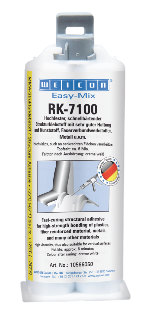 Easy-Mix RK-7100 | akrylátové konštrukčné lepidlo, rýchlo tuhnúce