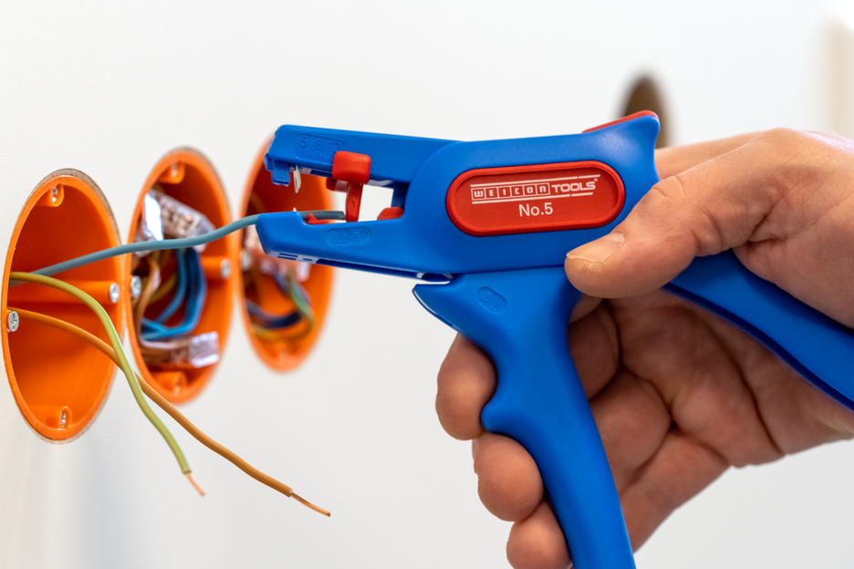 Odizolovacie kliešte No. 5  | pre všetky bežné flexibilné a masívne vodiče | pracovný rozsah 0,2 - 6,0 mm²