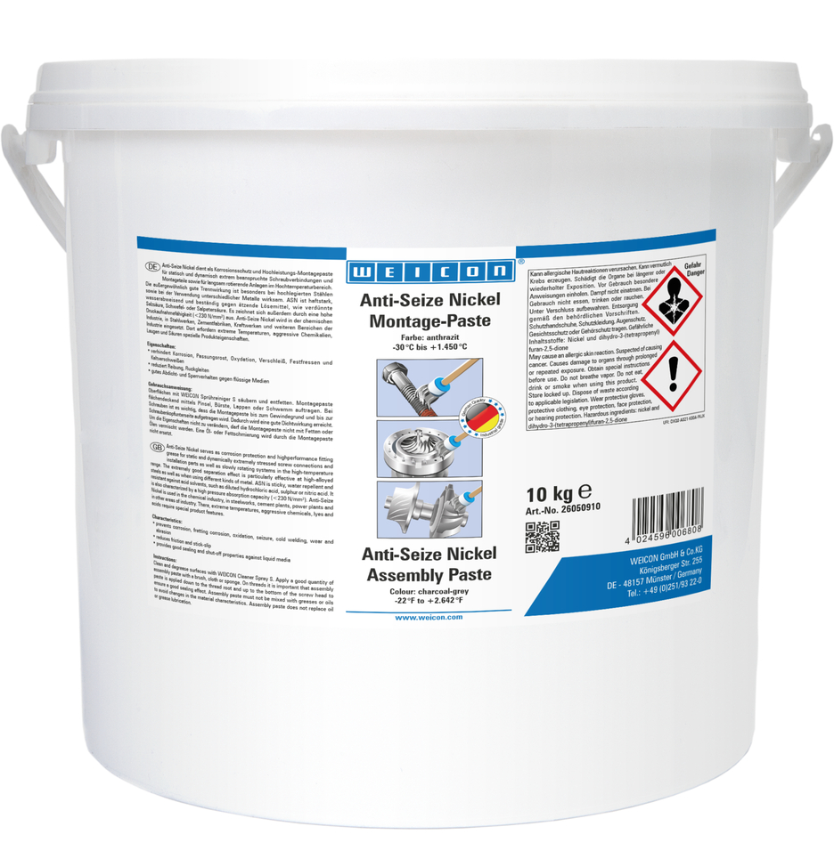 Anti-Seize Nikel | pasta mazacia a proti zadretiu, odolná proti vysokým teplotám