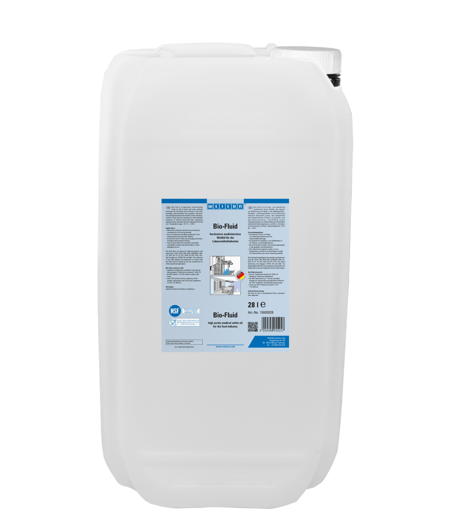 Bio-Fluid | mazací a ošetrujúci olej pre potravinársky sektor NSF H1