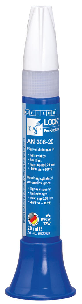 WEICONLOCK® AN 306-20 spájanie dielov | vysoká pevnosť, odolný proti vysokým teplotám, schválený pre pitnú vodu