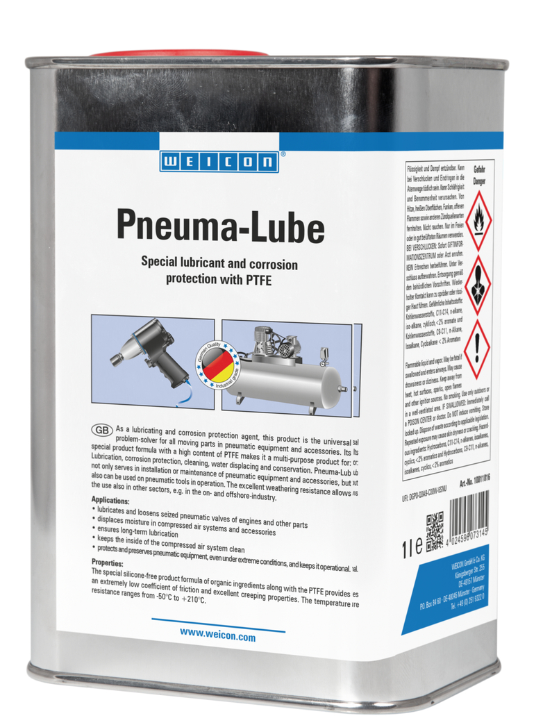 Pneuma-Lube | mazivo s PTFE pre náradie na stlačený vzduch