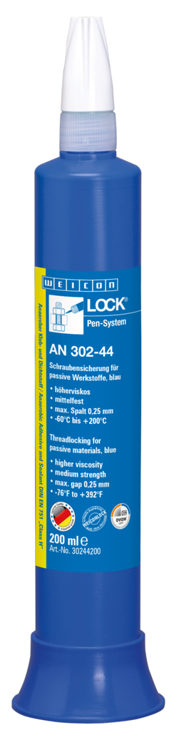 WEICONLOCK® AN 302-44 zaistenie skrutiek | pre pasívne materiály, stredná pevnosť WEICONLOCK® AN 302-44 zaistenie skrutiek | pre pasívne materiály, stredná pevnosť