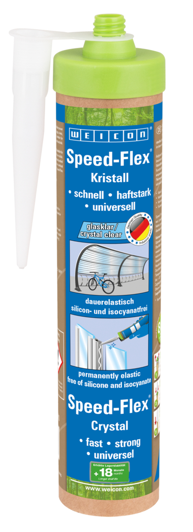 Speed-Flex® Crystal | lepidlo a tmel na kryštálovo čisté lepenie na báze MS polymérov