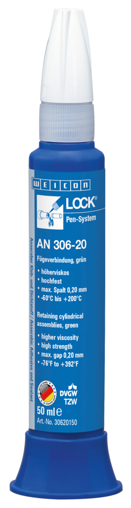 WEICONLOCK® AN 306-20 spájanie dielov | vysoká pevnosť, odolný proti vysokým teplotám, schválený pre pitnú vodu