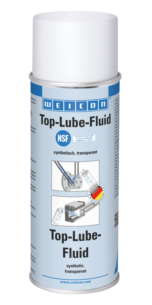Top-Lube-Fluid | syntetické adhézne mazivo pre potravinársky sektor NSF H2 Top-Lube-Fluid | syntetické adhézne mazivo pre potravinársky sektor NSF H2