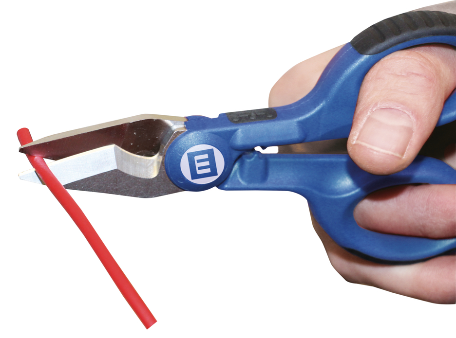 Nožnice na káble No. 35 | s 2-zložkovou rukoväťou pre väčšiu bezpečnosť vrátane funkcií odizolovania a krimpovania