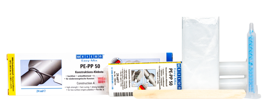 Easy-Mix PE-PP 50 | lepidlo na plasty, na báze metylakrylátu pre špeciálne plasty