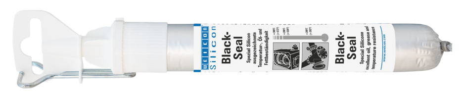 Black-Seal špeciálny silikón | trvalo elastický tmel pre oblasti odolné proti olejom alebo mastnote