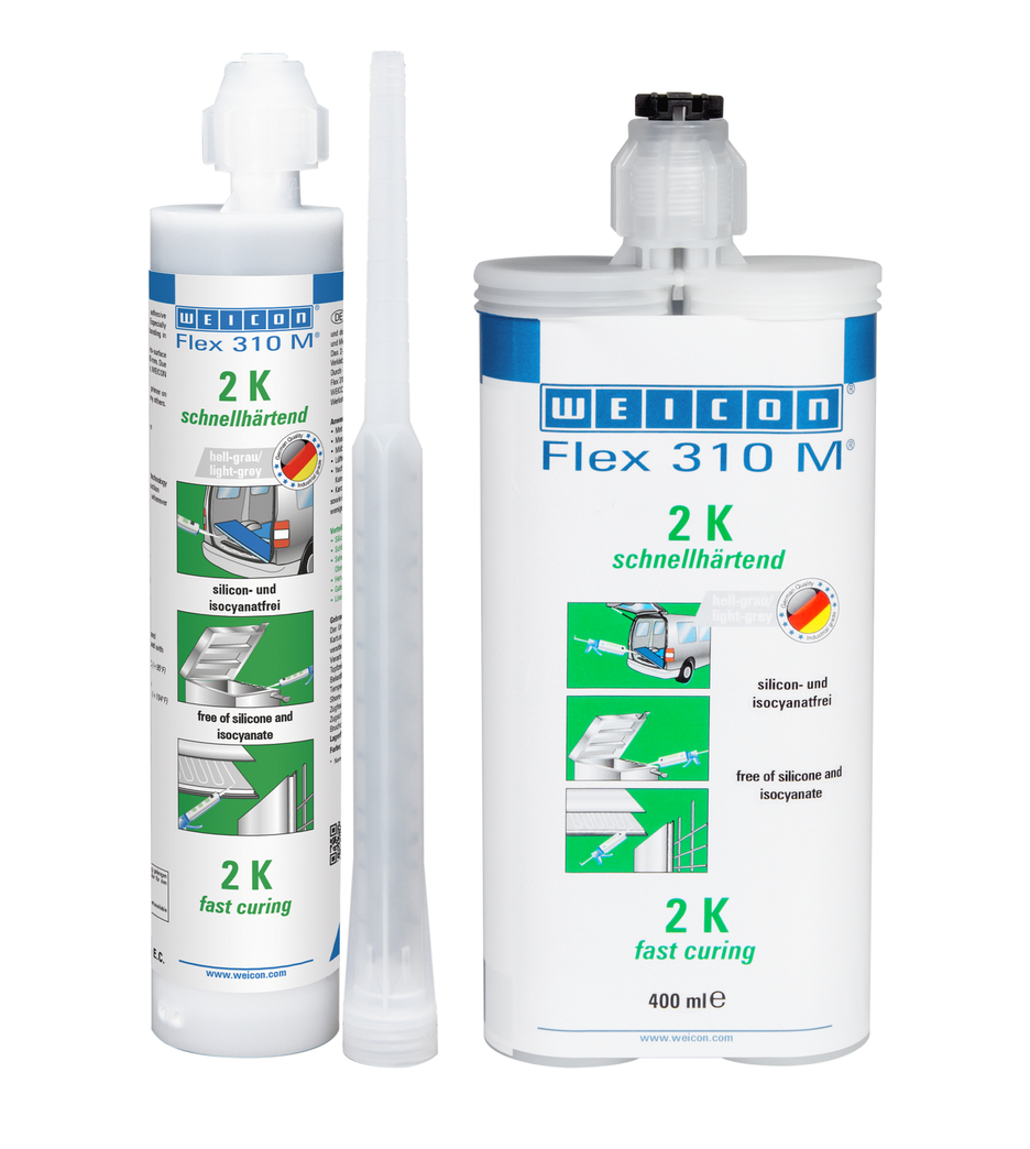 Flex 310 M® 2-K | elastické lepidlo na báze hybridného polyméru, rýchlo tvrdnúce