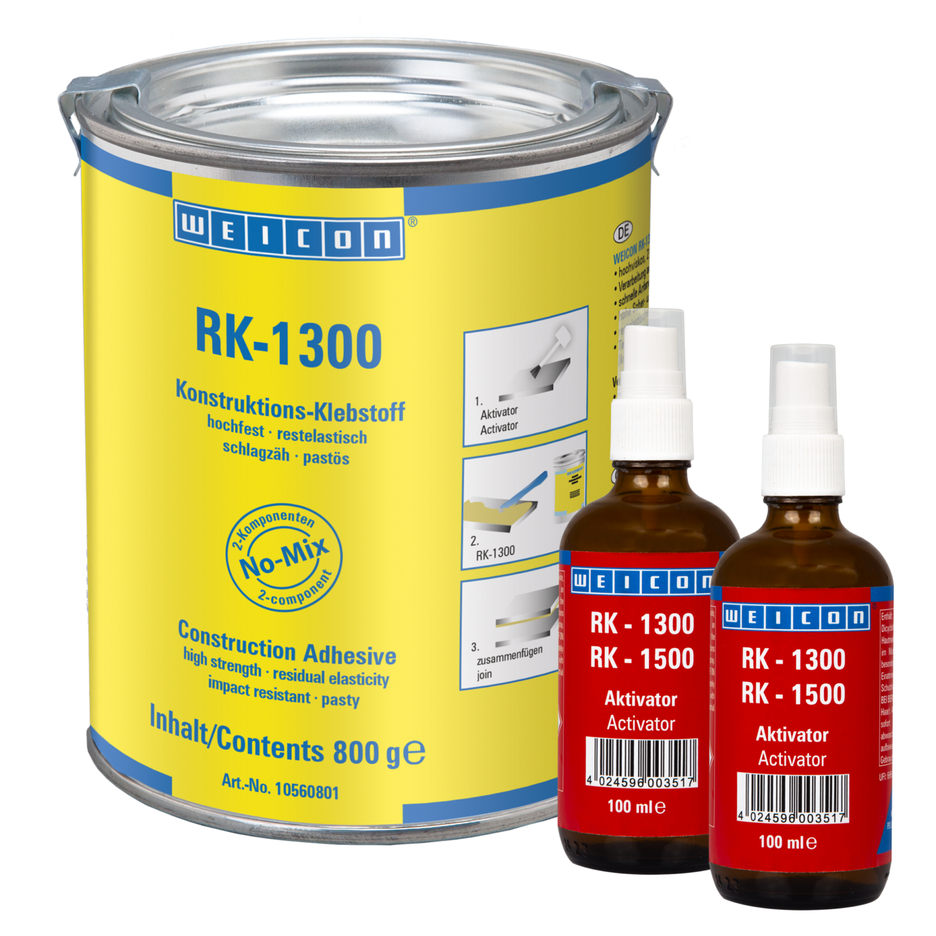 RK-1300 | akrylátové konštrukčné lepidlo, pastovité No-Mix lepidlo