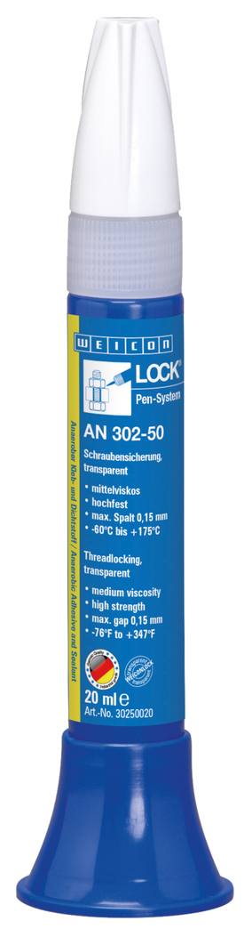 WEICONLOCK® AN 302-50 zaistenie skrutiek a čapov | vysoká pevnosť, stredná viskozita