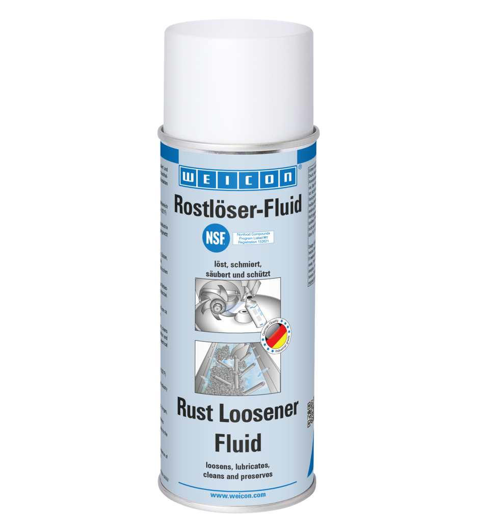 Rozpúšťač hrdze-Fluid | Penetračný a ošetrujúci olej pre potravinársky priemysel NSF H1