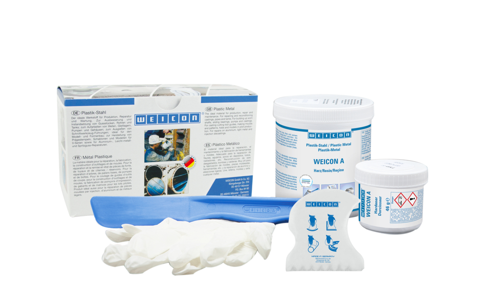 WEICON A | oceľou plnený systém epoxidovej živice na opravu a kompenzáciu medzier certifikovaný DN WEICON A | oceľou plnený systém epoxidovej živice na opravu a kompenzáciu medzier certifikovaný DN