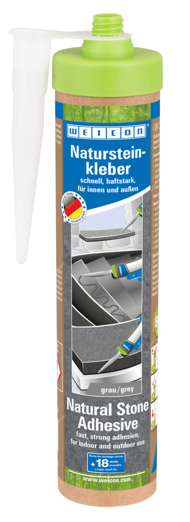 WEICON Lepidlo na prírodný kameň | na inštaláciu prírodného kameňa, kameňa a keramiky