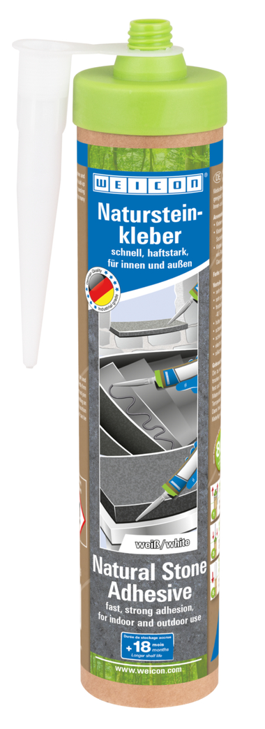 WEICON Lepidlo na prírodný kameň | na inštaláciu prírodného kameňa, kameňa a keramiky