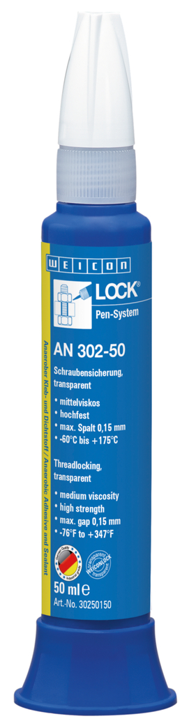 WEICONLOCK® AN 302-50 zaistenie skrutiek a čapov | vysoká pevnosť, stredná viskozita