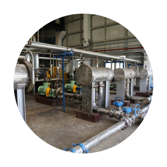 Energetická stanica zvnútra