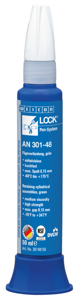 WEICONLOCK® AN 301-48 spájanie dielov | vysoká pevnosť, so schválením na pitnú vodu