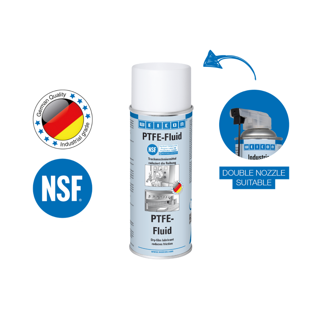 PTFE-Fluid | suché mazivo bez tuku pre potravinársky sektor NSF H2
