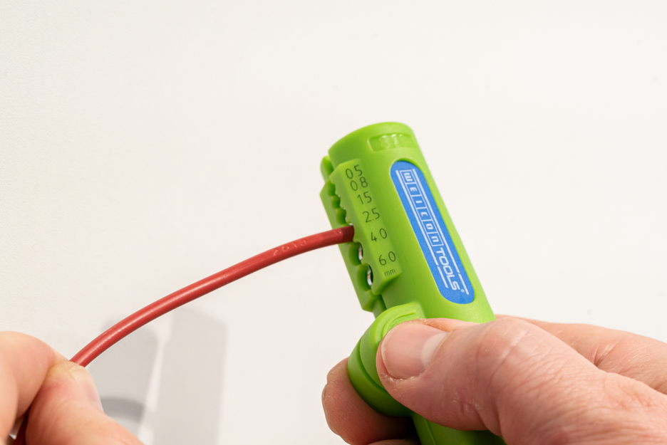 Quadro-Stripper No. 16 Green Line | Odizolovacie náradie je vyrobené až z 97 % z obnoviteľných surovín I multifunkčný odizolovací nástroj, pracovný rozsah odizolovania 0,5 - 6,0 mm² I odizolovanie 8 - 13 mm Ø