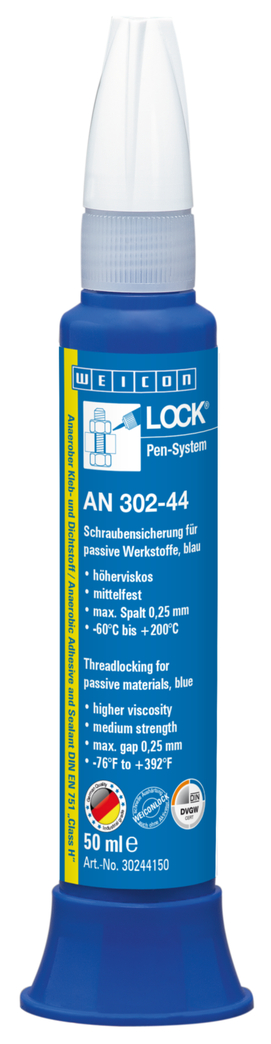 WEICONLOCK® AN 302-44 zaistenie skrutiek | pre pasívne materiály, stredná pevnosť