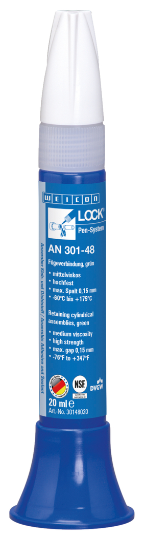 WEICONLOCK® AN 301-48 spájanie dielov | vysoká pevnosť, so schválením na pitnú vodu