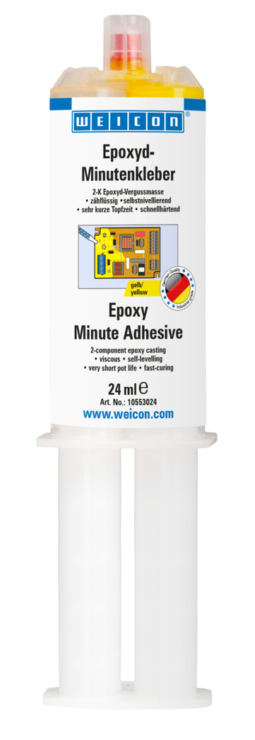 Epoxidové-minútkové lepidlo, žlté | univerzálne lepidlo na báze epoxidovej živice, zalievacia hmota pre elektroniku